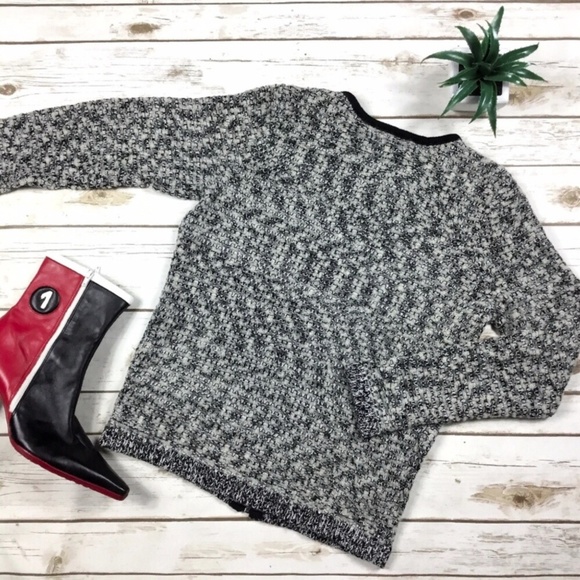 Wool Blend Knit Cardigan Sweater Ann Taylor LOFT - Picture 2 of 8